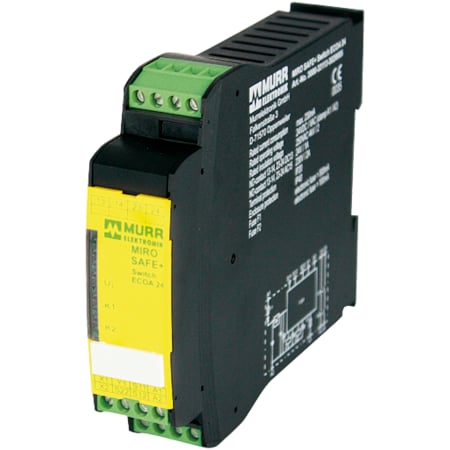 Murrelektronik MIRO SAFE+ SWITCH ECOA 24, 24 VAC/DC - 2 N/O contact /1 PLC output, 22, 5 mm screw clamps 3000-33113-3020005